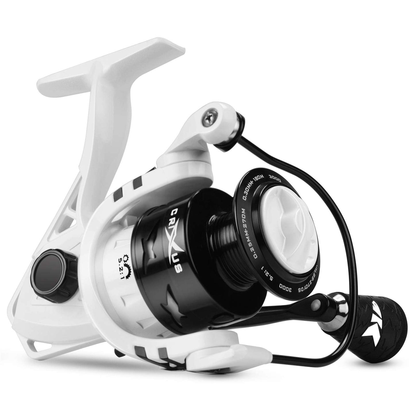 KastKing Crixus Fishing Rod and Reel Combo, High Performance Spinning & Baitcaster Combo, IM6 Graphite 2Pc Blanks, Zirconium Oxide Rings, SuperPolymer Handle, Lightweight Reel with Aluminum Spool