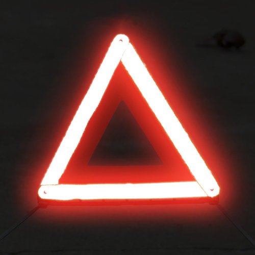 CHENZILIN Car Warning Triangle Tripod Folded Failure Stop Reflective Hazard Reflective Tripod