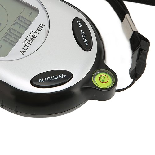 Septpenta Digital Lcompact disc Altimeter, Multifunctional Digital Altimeter with Backlight, Waterproof Barometer for Weather Forecast/Compass/Clock/Level/Perpetual Calendar