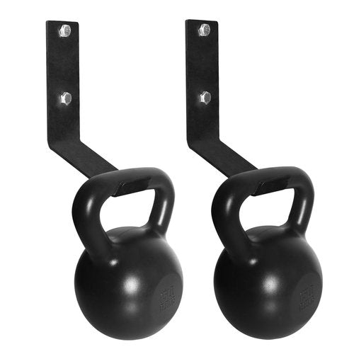 Kettlebell Storage Rack Wall Mounted: Heavy Duty Kettlebells Storage Hanger for Workout Gym Home 2 Pcs