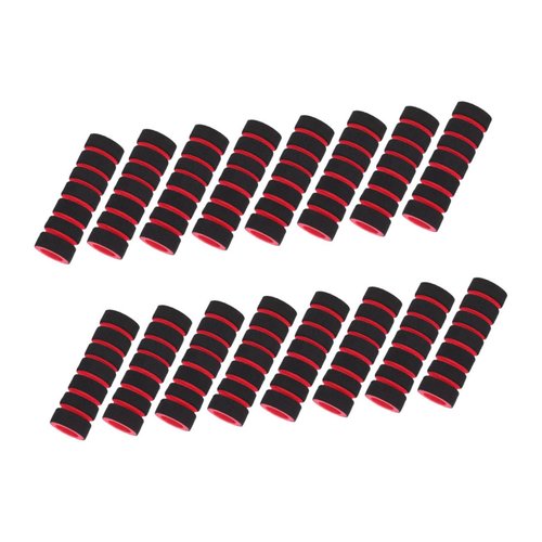 Toyvian 16Pcs Gym Sponge Replacement Foam Handle Covers for Fitness Equipment Fit Protective Pads for Home Gym Exercise Design for Comfort and Portability