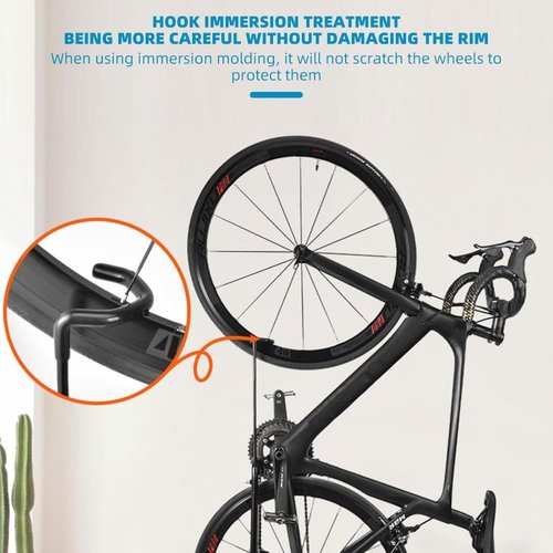 Andeshunk Bicycle Floor Stand, 3 in 1 Display Stand Rack and Repair Stand for Mountain Bikes, Road Bicycles for 29 Inch Wheels, Black
