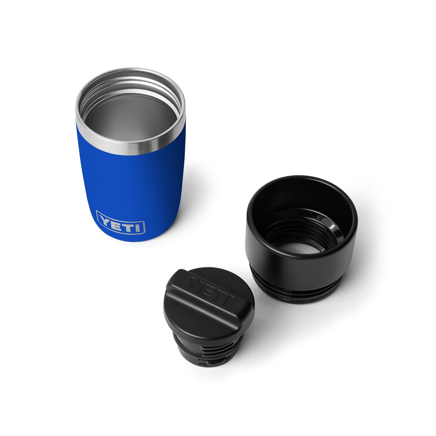 YETI Rambler 8 oz Travel Bottle, Stainless Steel, Vacuum Insulated with Leakproof Commuter Cap, Royal Blue