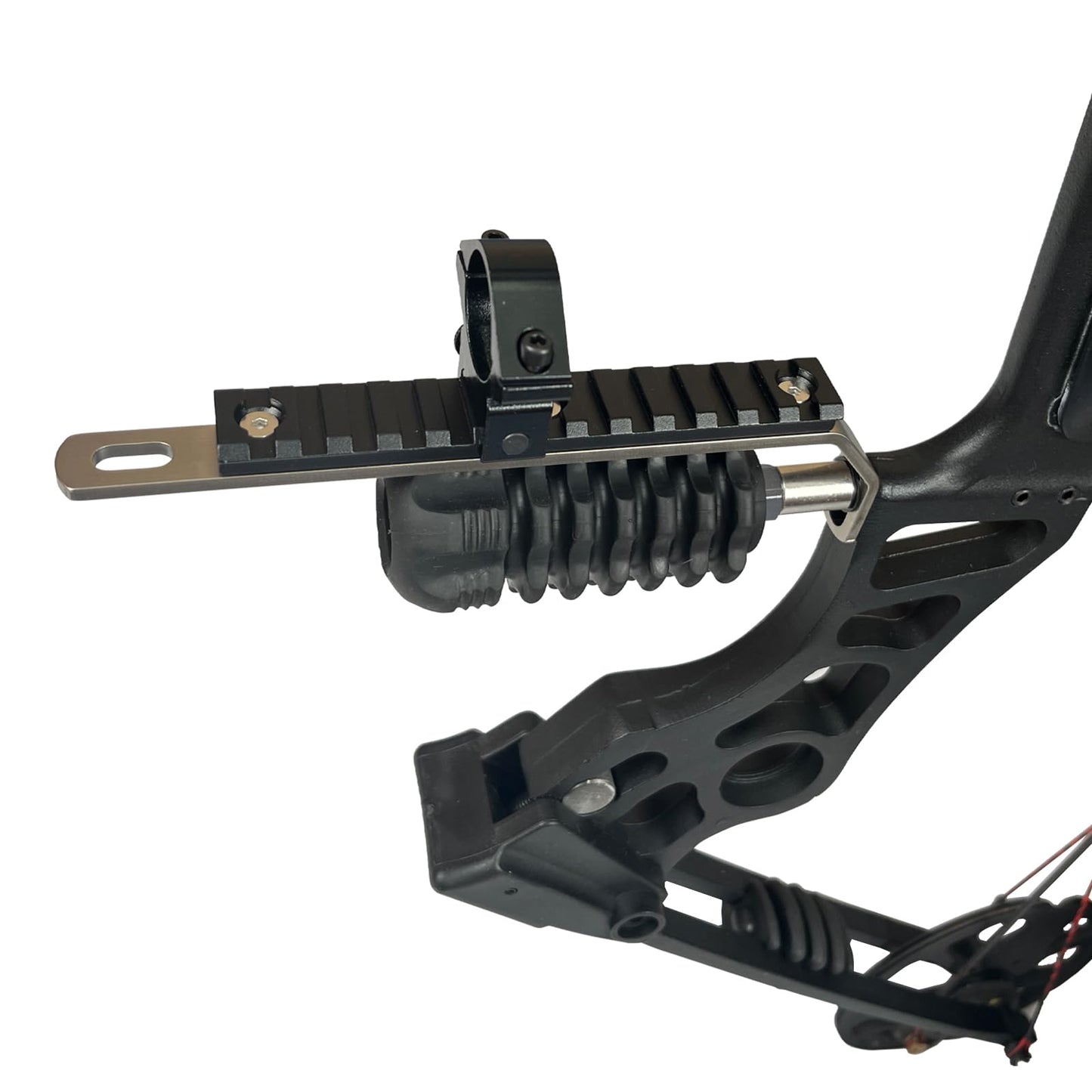 - QI HUO JU - Archery Bow Flashlight Mount Universal Bowfishing Light Mount Stabilizer Holder for Compound Bow Outdoor Hunting Shooting Accessories