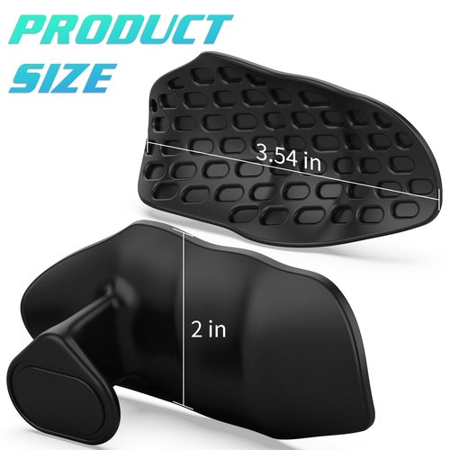 Anti-Slip Workout Grips, Ergonomics Rubber Gym Grips, Weight Lifting Grips for Hand Protection, Workout Gym Gloves for Men and Women Deadlift, Fitness Training, Weightlifting and Exercise(1 Pair)