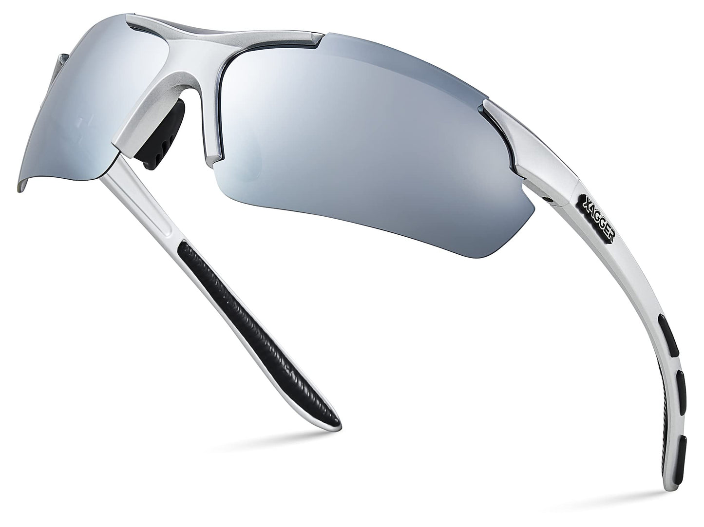 Xagger Polarized Sports Sunglasses for Men Women Wrap Around UV400 Running Baseball Softball Cycling Golf Hiking Fishing Driving Glasses