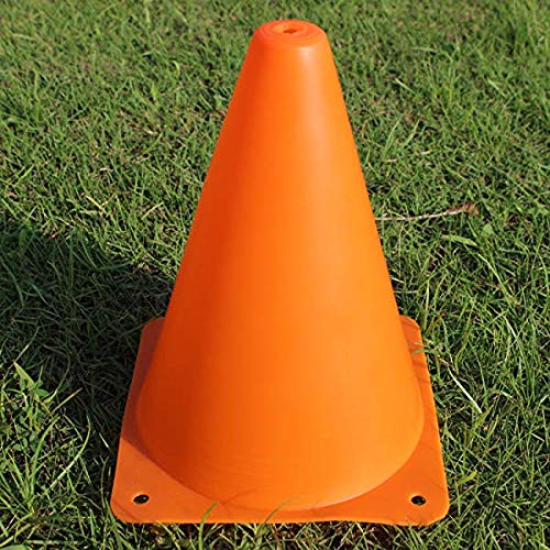 Faswin 40 Pack 7 Inch Traffic Cone, Plastic Soccer Training Cones for Outdoor Activity & Festive Events, Orange