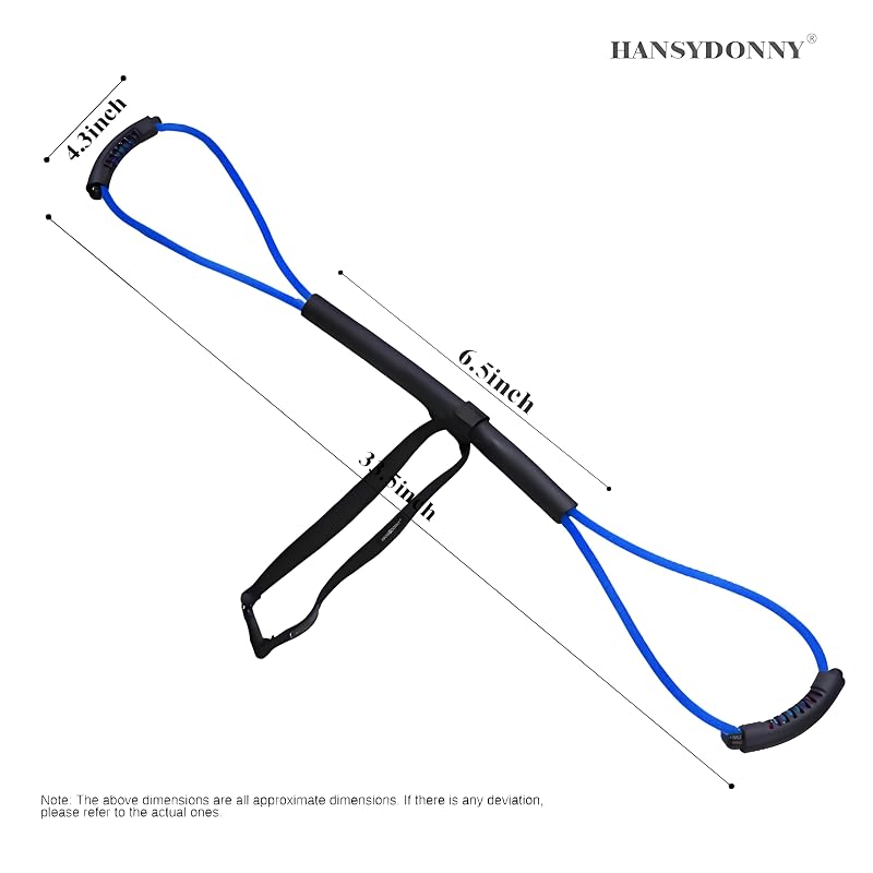 boxing resistance bands for explosive speed & power - blue 2.0 (25lb)