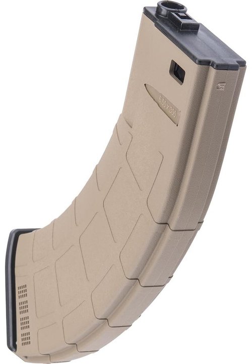 Evike Airsoft - EMG M4-AK300 High Performance 300rd Mid-Cap Mag for M4-Style Series Airsoft AEGs (Model: Dark Earth/Single Mag)
