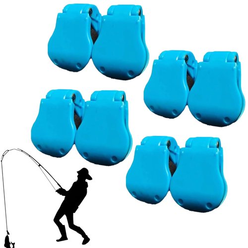 Lilybady-Top Multifunctional Rod Holder, Lilybaby Multifunctional Fishing Rod Holder, Portable Beach Fishing Pole Holders, Takedown Shore Fish Rods Fixed Ball (Blue,4Pairs)