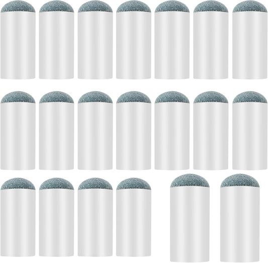 20pcs Pool Cue Tips Slip On, Pool Queue Stick Tips Replacement Kit, Billiard Cue Sticks Cues Repair Kit Accessories