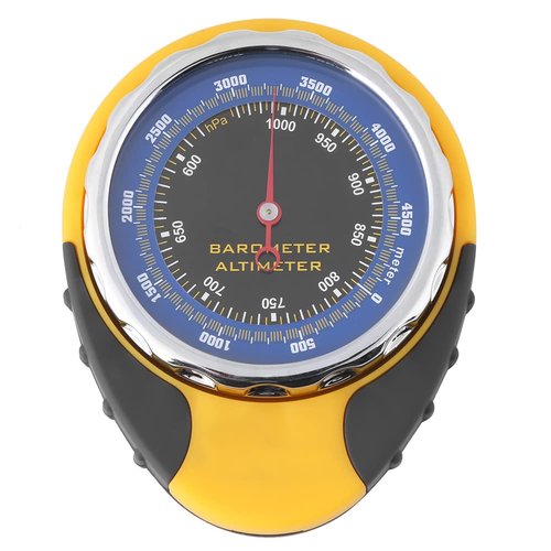 Nikou 4 in 1 Digital Mini Compass Altimeter Thermometer Barometer for Outdoor Camping