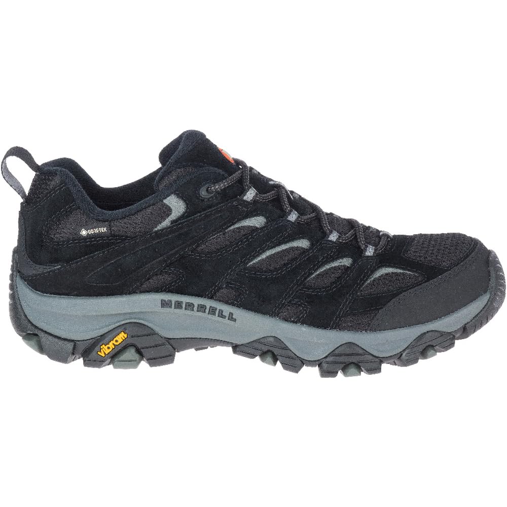 Merrell Men's Moab 3 GTX Hiking Shoes, Grey Black, 9
