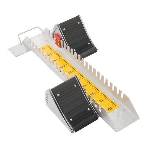 siohdagu 35in High-Level Starting Blocks Aircraft Grade Aluminum Running Track Blocks Waterproof and Rustproof 5 Angle Adjustable Pedals for Track and Field Competition