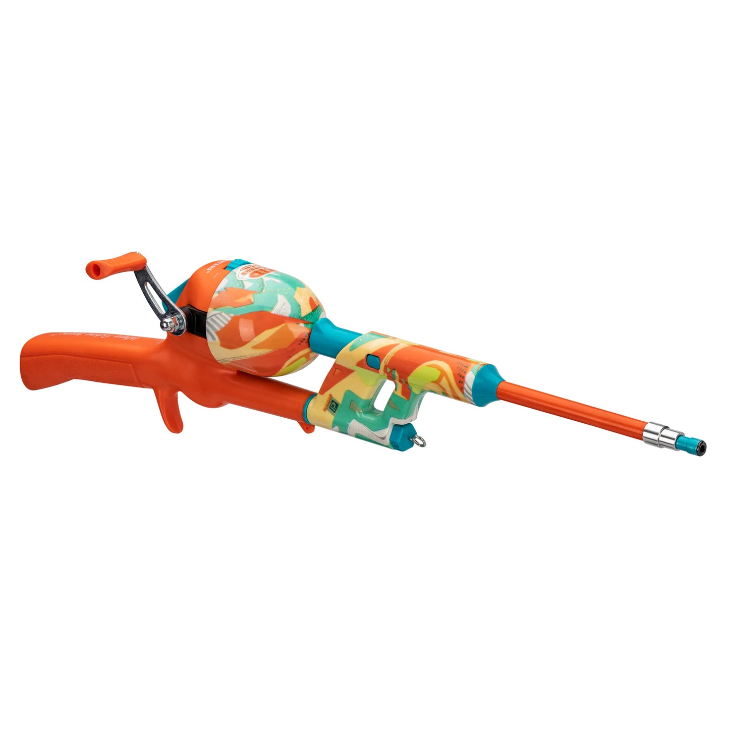 Kid Casters Tangle-Free Telescopic Fishing Rod, Tackle Box & Back Pack Complete Kit (Krazy Print)