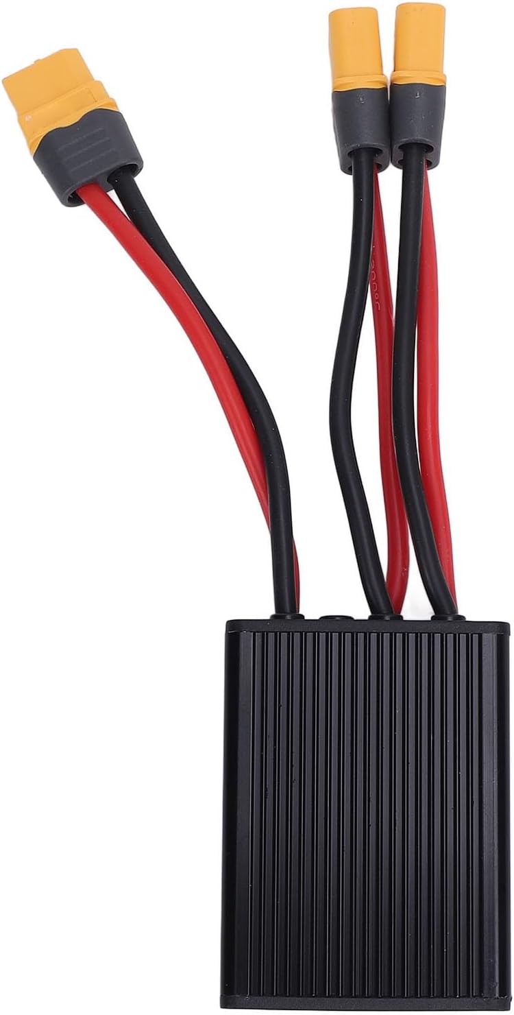 24-72V Double Battery Discharge Converter, 30A Double Battery Balancer with Aluminum Alloy for Electric Cycle