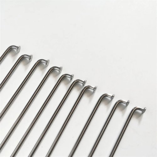 USXUEMIAO 36pcs/lot 11G Diameter 2.85mmLength 55-305mm J-Bend Electric Bike Spokes Material 304 Stainless Steel E-Bike Spokes with Nipples(130mmX2.85mm)