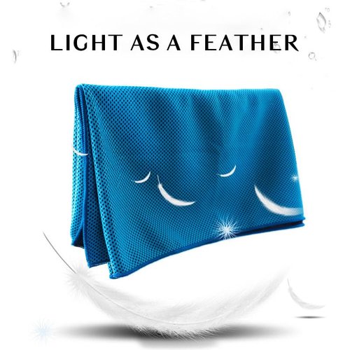 4 Pack Cooling Towel (47 x12in) Ice Neck Towel Soft Breathable Microfiber for Sports Yoga Gym Running Golf Camping Fitness More