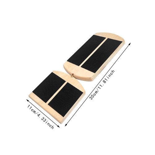 kowaku Single Leg Balancing Board Board Board Ankle Stabilizer Balance Training Platform Foot Strengthening Wood Training Tool Tool