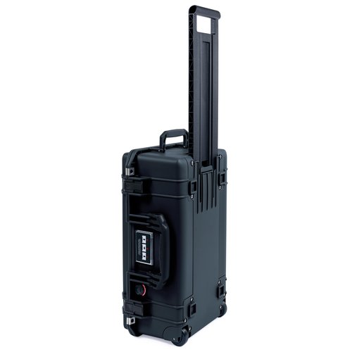 Pelican Air 1535 Carry-on Case by ColorCase - Black - Medium Size Waterproof Case with Pick & Pluck Foam & Convoluted Lid Foam - Black Handles & Latches