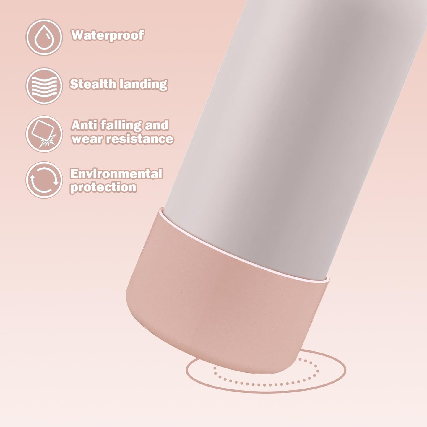 HEYSKAY 2PCS Silicone Boot for Owala Flask Water Bottle Anti-Slip Protective Sleeve for Owala Twist,FreeSip and Flip Stainless Steel Water Bottle BPA-Free Boot Bottom Base