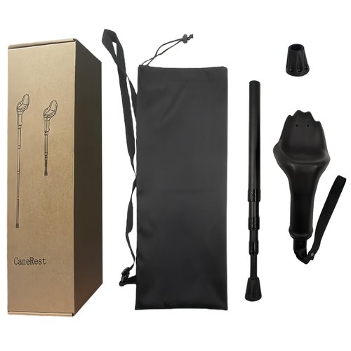 Trekking Poles with Hand Pillow Grip, 2 Pack Collapsible Hiking Poles for Adults & Seniors, Foldable Walking Sticks for Camping & Travel, Anti-Shock Aluminum Alloy with Carry Bag