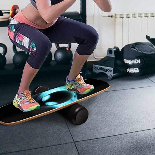 Adjustable Distance Balance Surfboard - Indoor & Outdoor Surfing Trainer, 300lbs Capacity, Non-Slip Safety (Alien)
