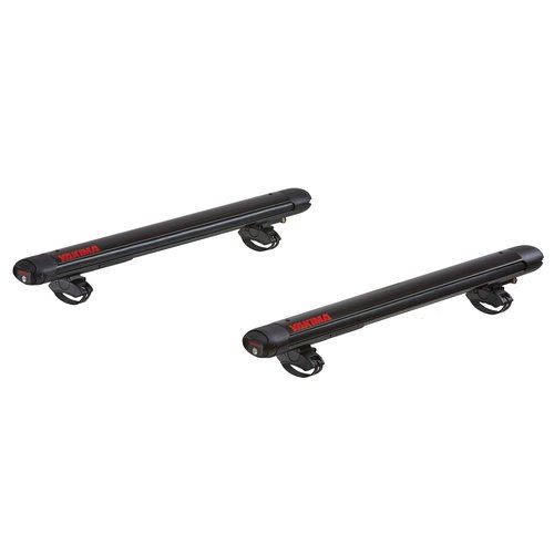 Yakima FatCat EVO 6 Ski & Snowboard Roof Rack Mount for 6 Pairs of Skis or 4 Snowboards, Black - Aerodynamic Car Rooftop Carrier, Universal Mounting, Lockable with Lift Clearance