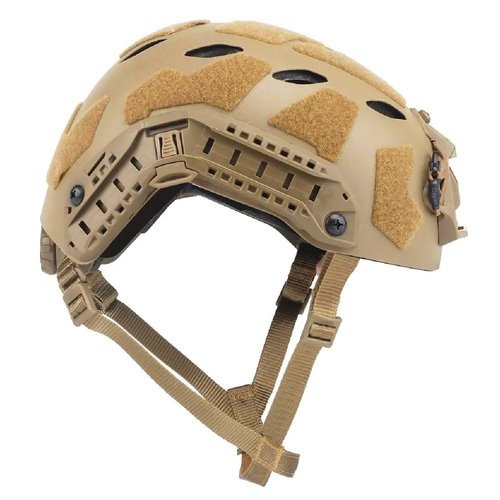 PAIRSOFTWIN Airsoft SF Hight Cut Fast ABS Protective Helmet for Tactical Outdoor Sports (Brown)