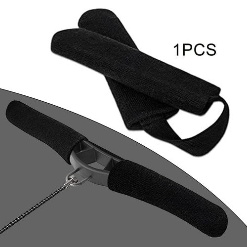 QSTDGVPW Rower Grip Padding Sock Rowing Machine Handle Cover Soft Stay Put Rowing Machine Sock for Fitness
