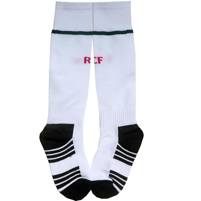 ORGBRAIN Kids Soccer Jersey Shorts Socks Set White 28 - Youth Size 10-11 Years