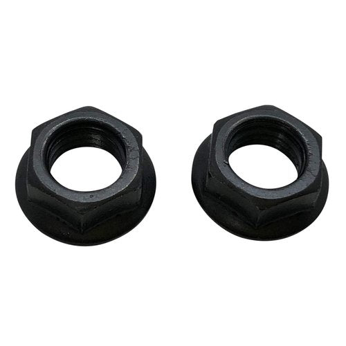 Forest Byke Company 14mm Crank Arms Nuts for Bicycle Bottom Bracket Cotterless Crank Axle Threaded 2 Nuts