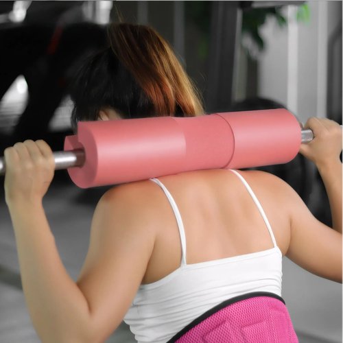YANSYI Barbell Squat Pad (17.5" x 3.5") – High-Density Foam Shoulder & Neck Cushion for Squats, Hip Thrusts, Lunges – No Straps, Anti-Slip Design, Fits All Standard Barbells