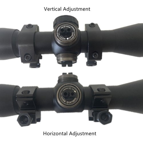 MYEBONG 4x32 Crossbow Scope, Archery Aiming Scope with Red and Green Glass Etched Crosshair, Illuminated Type for Hunting