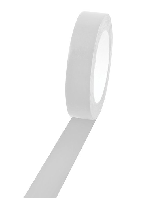 Champion Sports Vinyl Tape, 1” Wide x 60 yards Long, White - Durable Floor Marking Tape for Social Distancing, School, Gyms, Restaurants - Tough Floor Tape for Heavy Foot Traffic and Equipment