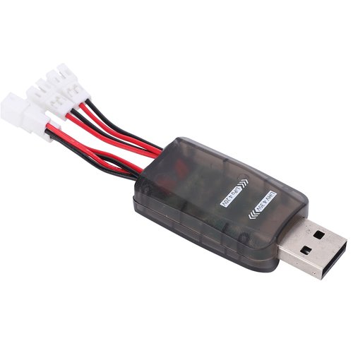 Airsoft Battery Charger, RC Charger Lipo Battery Charger USB Battery Charger, RC Car Battery Charger, Lithium Battery Charger, Car Boat Charger Cable with LED Indicators for RC