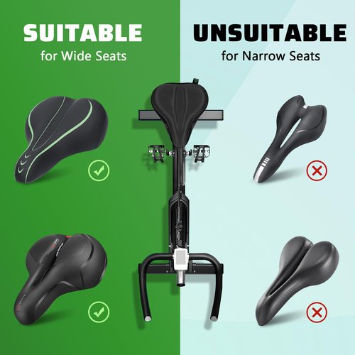 Zacro Bike Seat Cushion - Padded Gel Bike Seat Cover for Men & Women Comfort, Extra Soft Bicycle Saddle fit with Peloton, Spin Stationary Exercise