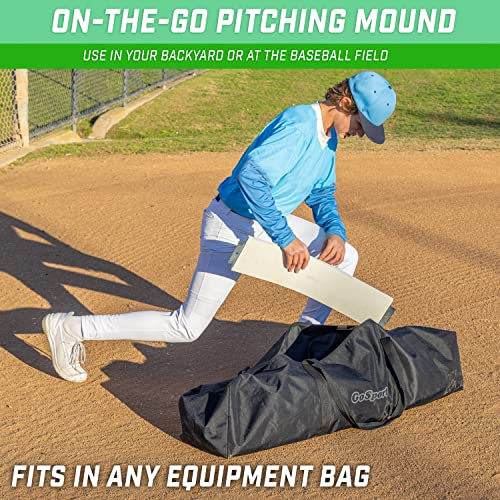 GoSports 24 Inch x 6 Inch Baseball & Softball Pitching Mound Rubber - Regulation Size