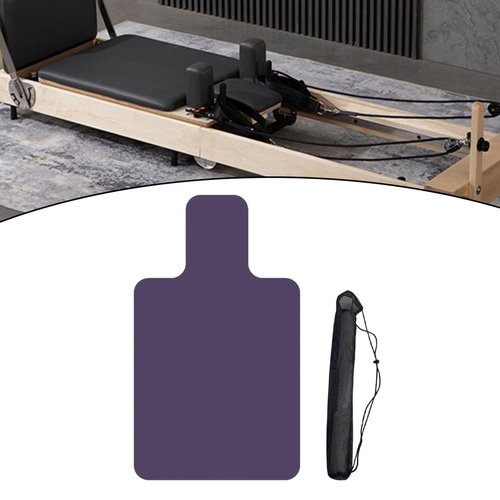 kowaku Pilates Mat for Reformer, Yoga Mat, Lightweight Sweat Absorbing Nonslip with Storage Mesh Bag Pilates Reformer Machine Towel, Violet
