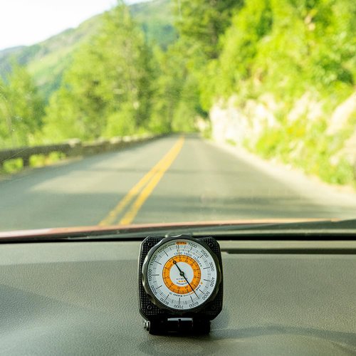 Sun Company AltiLINQ - Dashboard Altimeter and Barometer | Altimeter for Car and Truck | Reads Altitude from 0 to 15,000 Feet