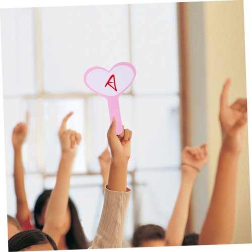SEWACC 2pcs Portable Handheld Dry Erase Scoreboards Blank Writing Boards for Scoring and Voting Material Design for Home School and Events