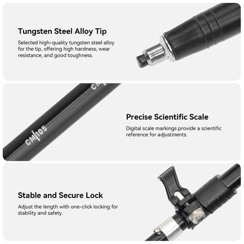PARDUS Lightweight Adjustable Trekking Poles (1 Pole) - Hiking, Trekking, and Travel for Men, Women, Hikers, Backpackers, and Seniors
