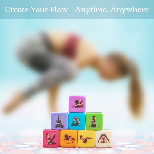 Asana Moon Yoga Dice ??One of The Unique Yoga Gifts for Women or Any Yoga Lover ??Yoga Accessories for Teachers and Yogis ??Yoga Gift Idea for Instructors