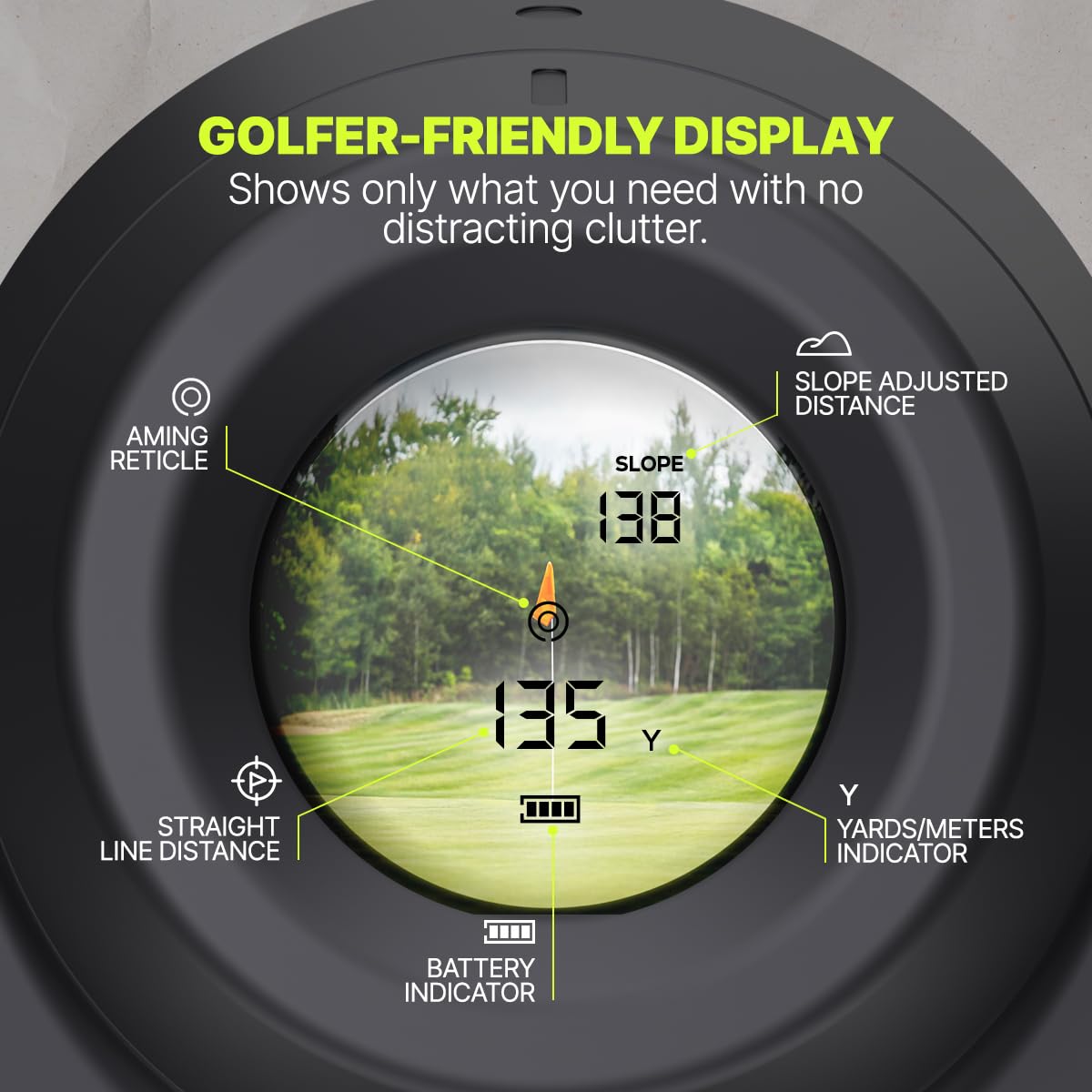Precision Pro NX9 Golf Rangefinder with Slope Switch – 900 Yards Laser Range Finder, Flag Lock Vibration, 6X Magnification, Magnetic Cart Mount, Tournament Legal