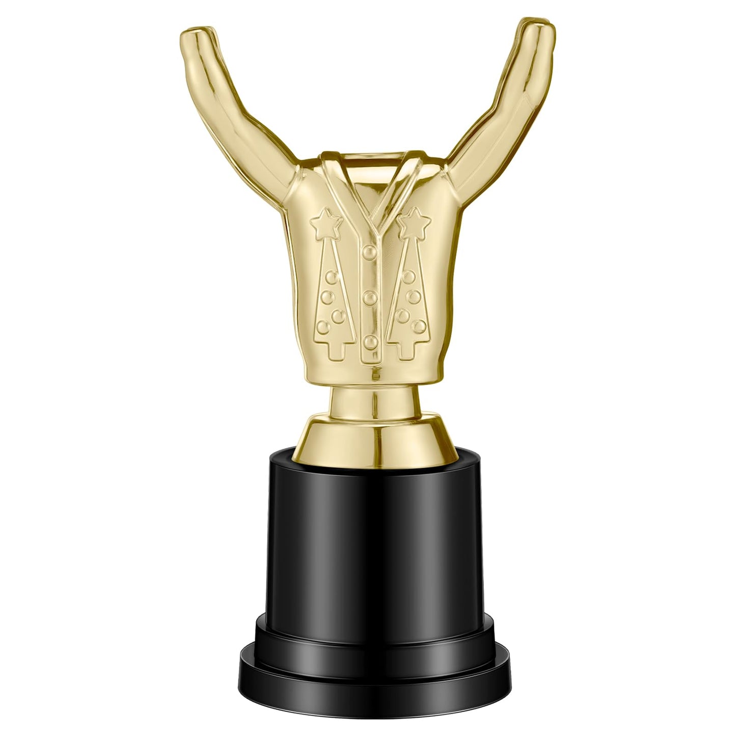 Tondiamo Small Trophy Celebrate The Top Award 6 Inch Tall Plastic MVP Funny Game Small Trophy and Awards for Employees Boss Custom Competition Gifts (Ugly Sweater)