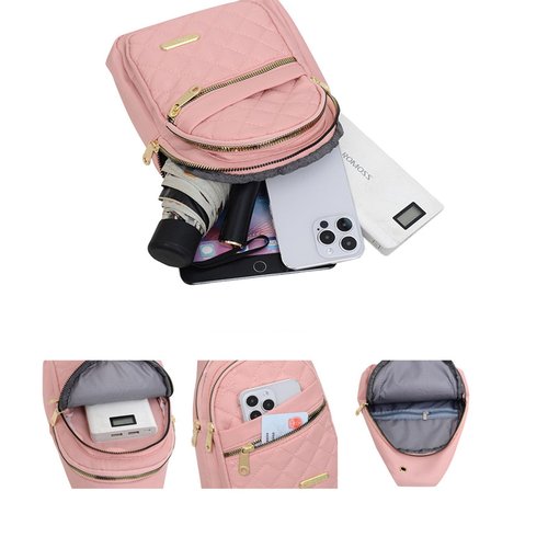 Waterproof Sling Bag Crossbody Backpack unisex chest bags for Women Men Hiking Daypack Casual lightweight fanny pack