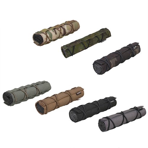 AOJIEQI Emersongear 22cm Airsoft Suppressor Cover Combat Silencer Cover (Coyote Brown)