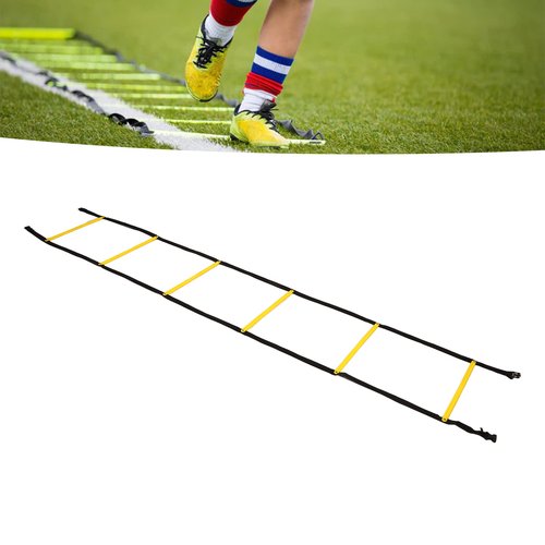 CDQL 2.6m Agility Ladder Agility Training Ladder,Fixed Speed Training Equipment,Speed Fitness Feet Training,Speed Ladder for Kids and Adults