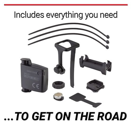 CATEYE Padrone Wireless Bike Computer – Oversized Display Cyclocomputer, Wireless Speedometer & Odometer, FlexTight™ Mount, Auto Start/Stop, Programmable Odometer