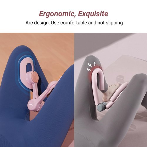 MERACH Thigh Master, Thigh Trainer, Pelvic Floor Muscle Trainer, Inner Thigh Exercise Workout Equipment for Home, Pelvic Floor Strengthening Device Women (Pink)